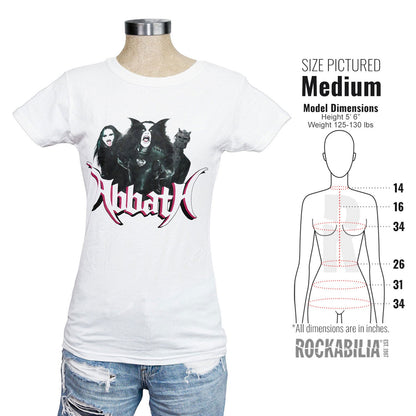 Abbath Band shirt Womens Junior Top
