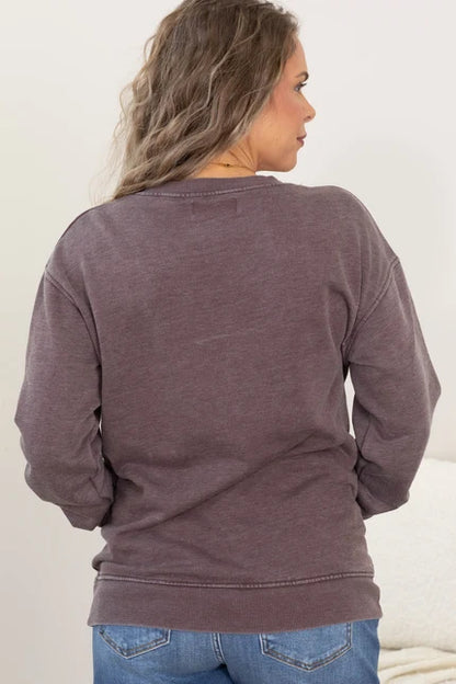 Cozy V-Neck Fleece Sweatshirt – Soft, Relaxed & Everyday Comfortable