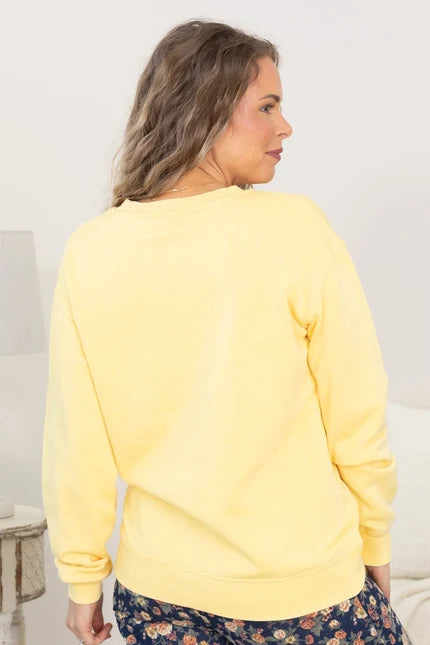 Cozy V-Neck Fleece Sweatshirt – Soft, Relaxed & Everyday Comfortable