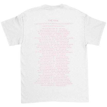 1975 Neon Sign 2016 Fall Tour City Info New York - Orlando T-shirt