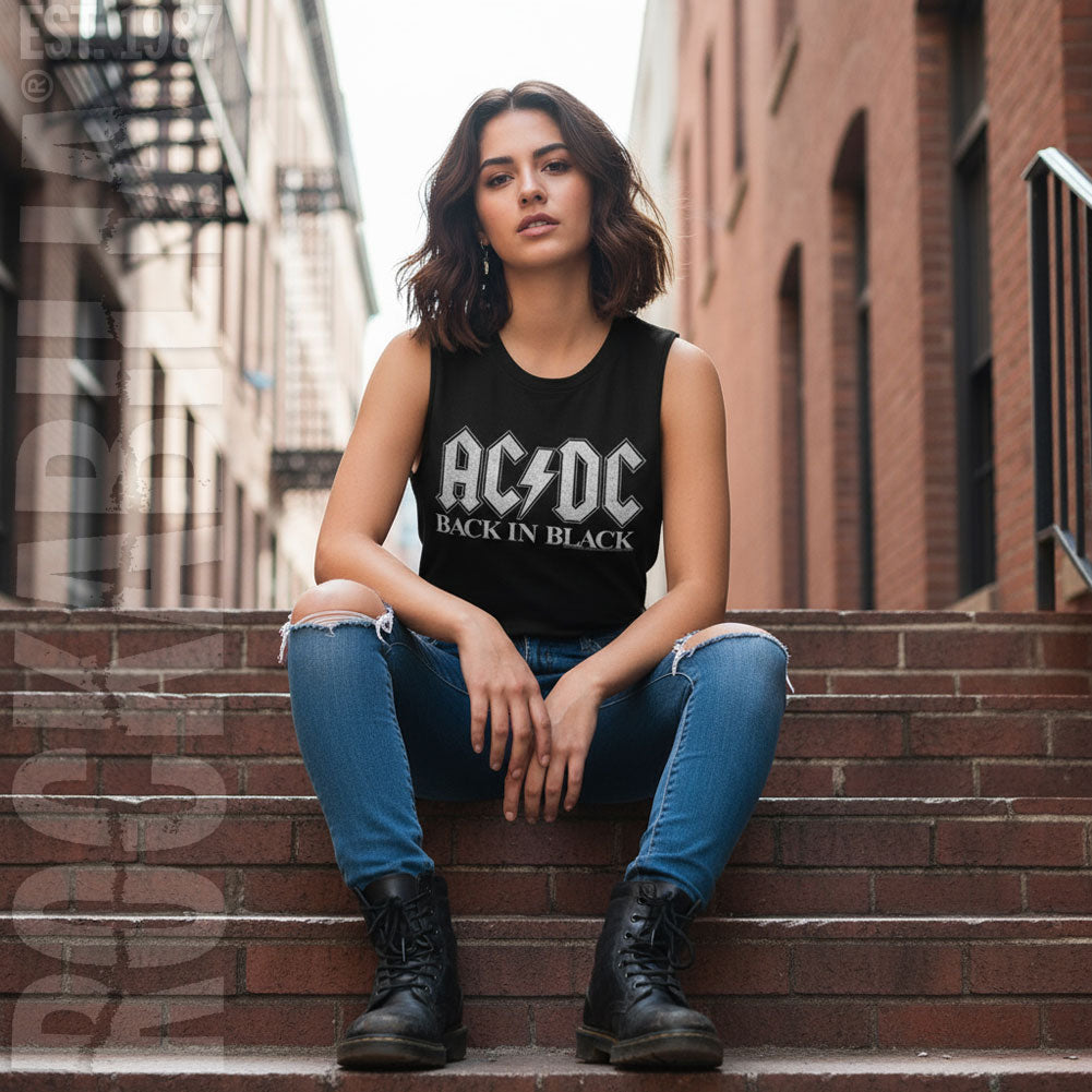 AC/DC Back In Black 2 Womens Tank