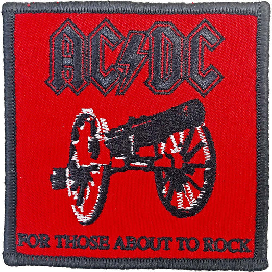AC/DC For Those About To Rock Embroidered Patch