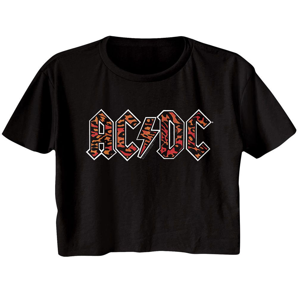 AC/DC Leopard Print Junior Top