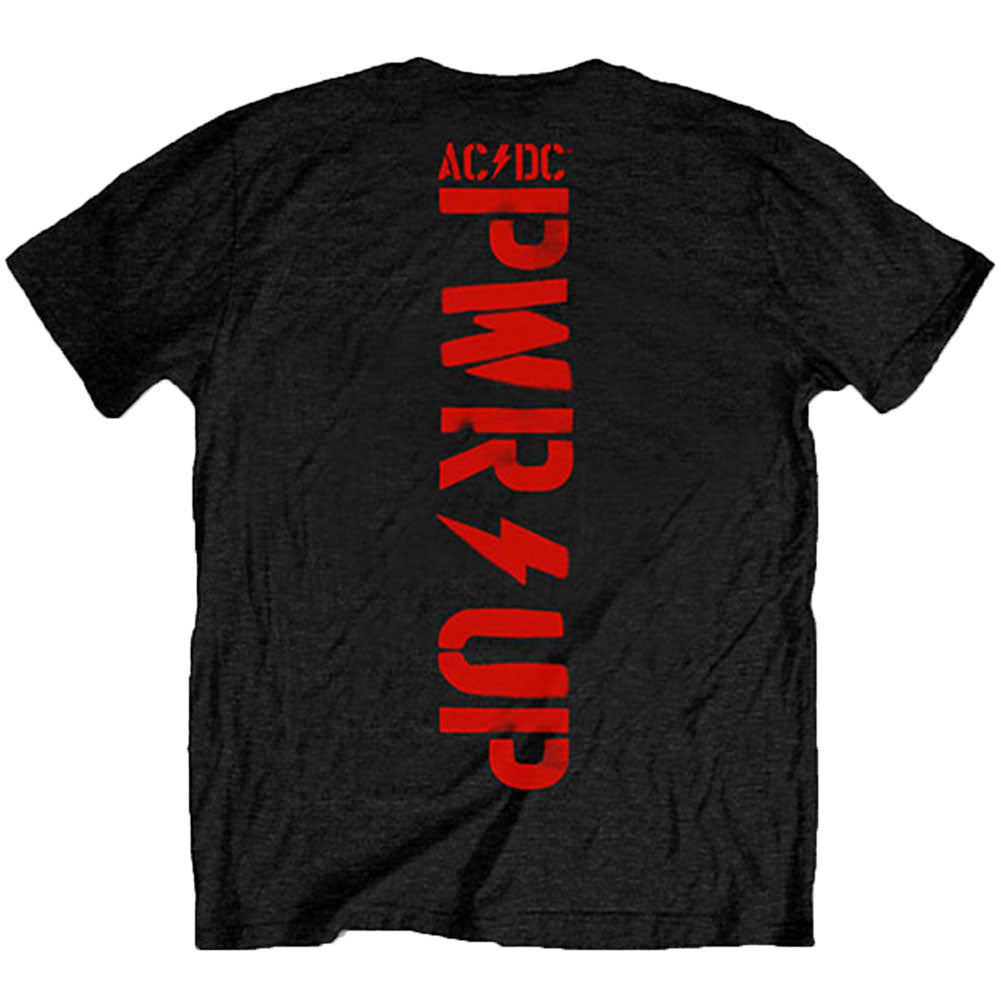 AC/DC Angus Finger Horns (Back Print) Slim Fit T-shirt