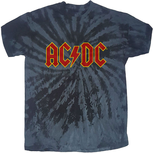 AC/DC Logo (Dip-Dye) Tie Dye T-shirt