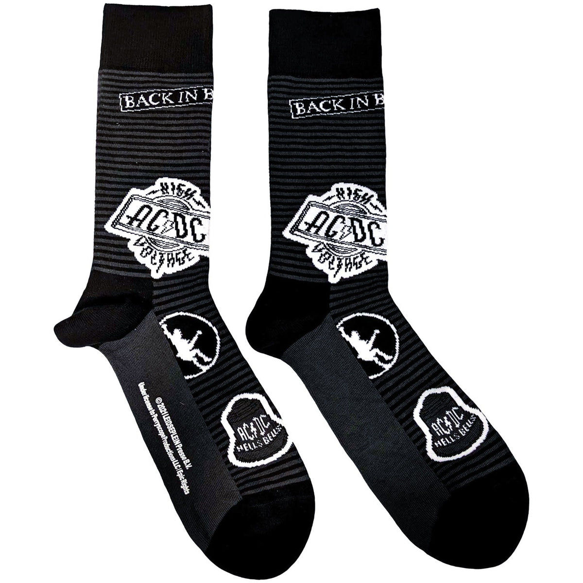 AC/DC Icons (US Men's Shoe Size 8 - 12) Socks