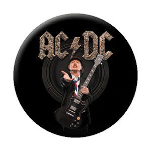 AC/DC Angus Reaching Out Button