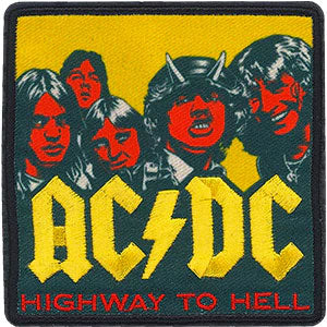 AC/DC Highway To Hell Poster Embroidered Patch