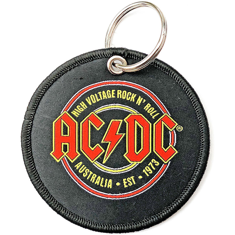 AC/DC Est. 1973 Embroidered Key Chain