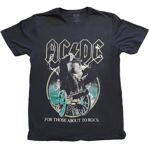 AC/DC For Those About To Rock Yellow Outlines T-shirt