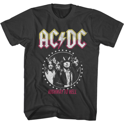 AC/DC AC/DC Circle Stars T-shirt