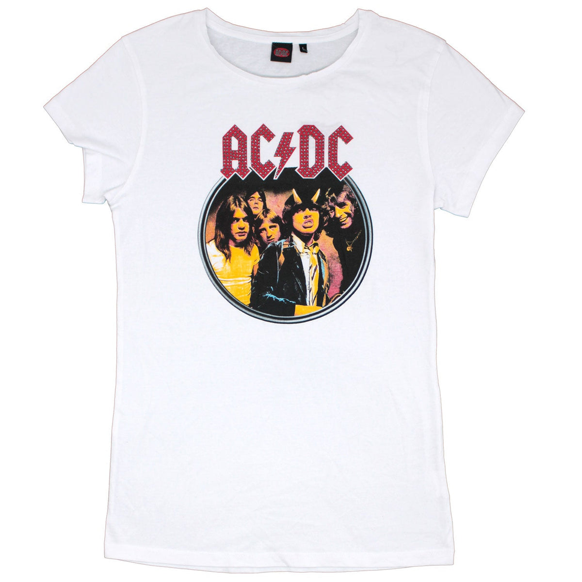 AC/DC Highway To Hell With Rhinestones Junior Top