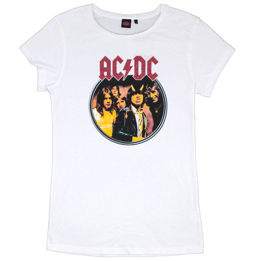 AC/DC Highway To Hell With Rhinestones Junior Top