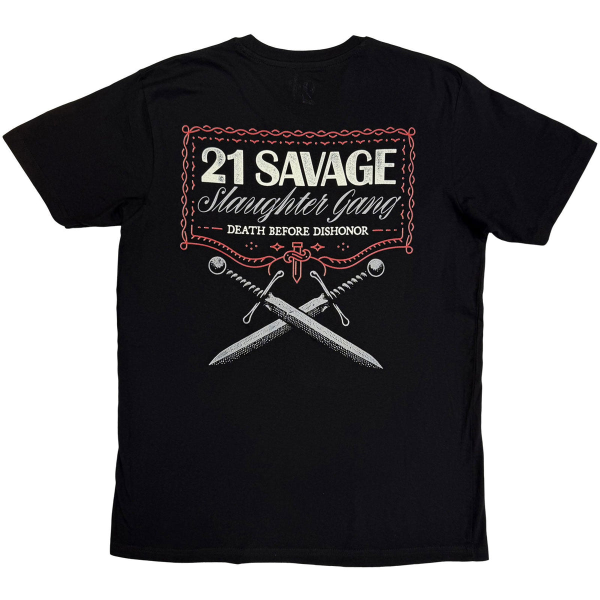 21 Savage Death Before Dishonor Daggers T-shirt
