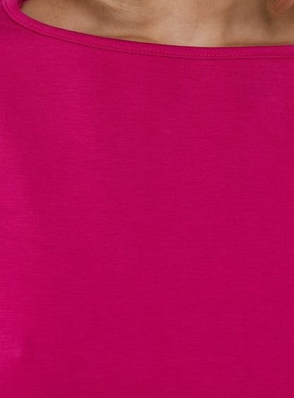 Arazia Cinched Short Sleeve Top Berry