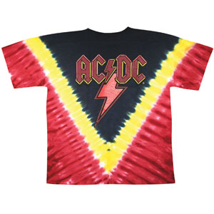 AC/DC Highway to Hell Tie Dye T-shirt
