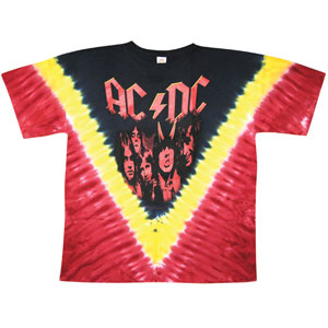 AC/DC Highway to Hell Tie Dye T-shirt