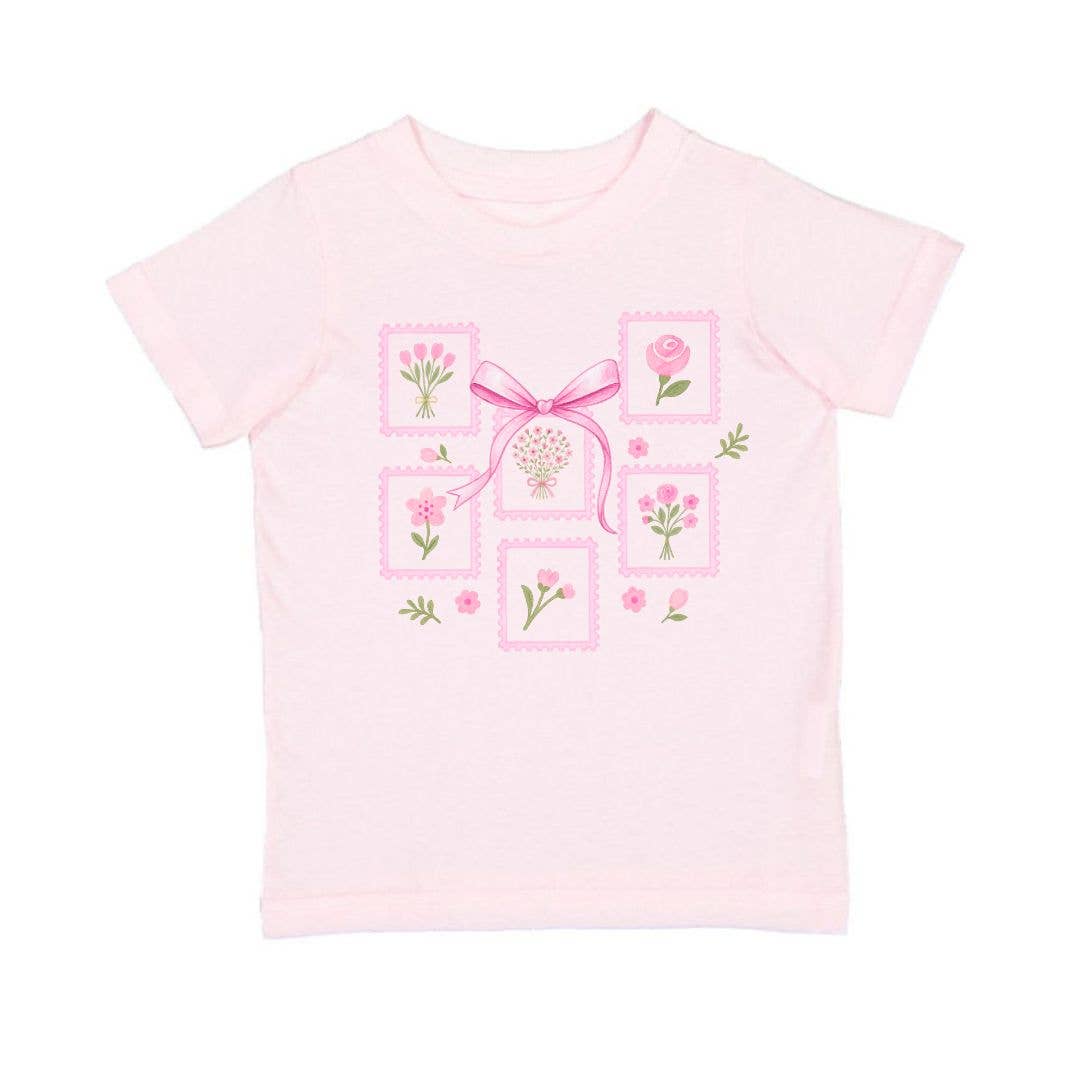 Bouquet Bow Short Sleeve T-Shirt
