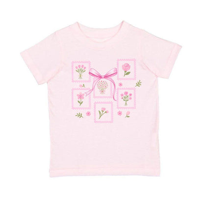 Bouquet Bow Short Sleeve T-Shirt