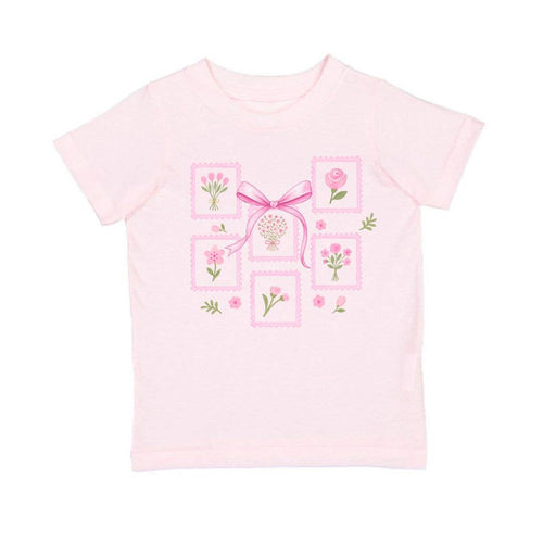 Bouquet Bow Short Sleeve T-Shirt