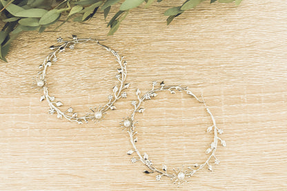 Beautiful Large Floral Hoop Earrings
