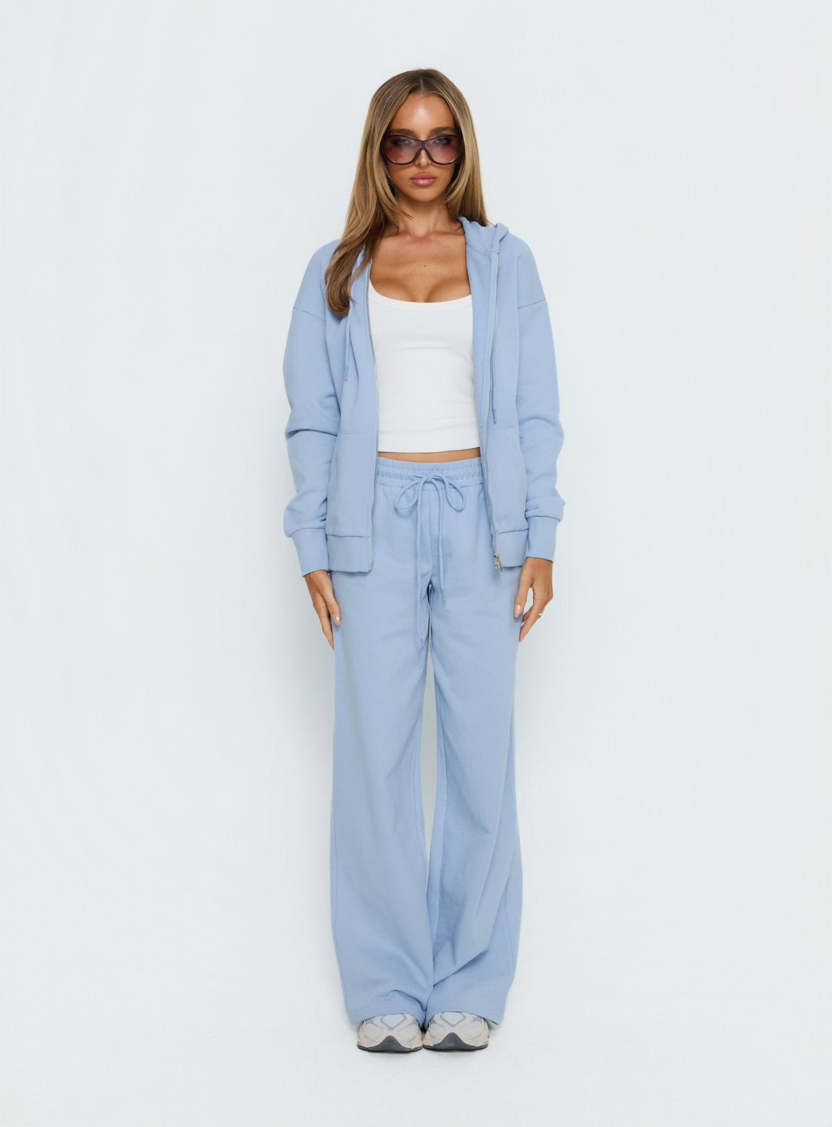 All Day Oversized Hoodie Icy Blue