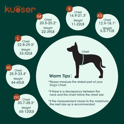 Kuoser - Dog Life Jacket with Reflective Stripes (Yellow)