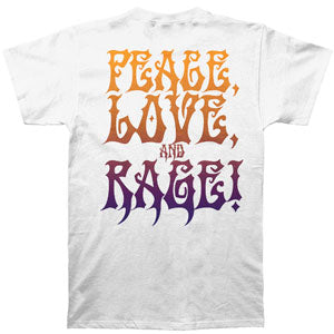 1997 peace, Love And Rage T-shirt