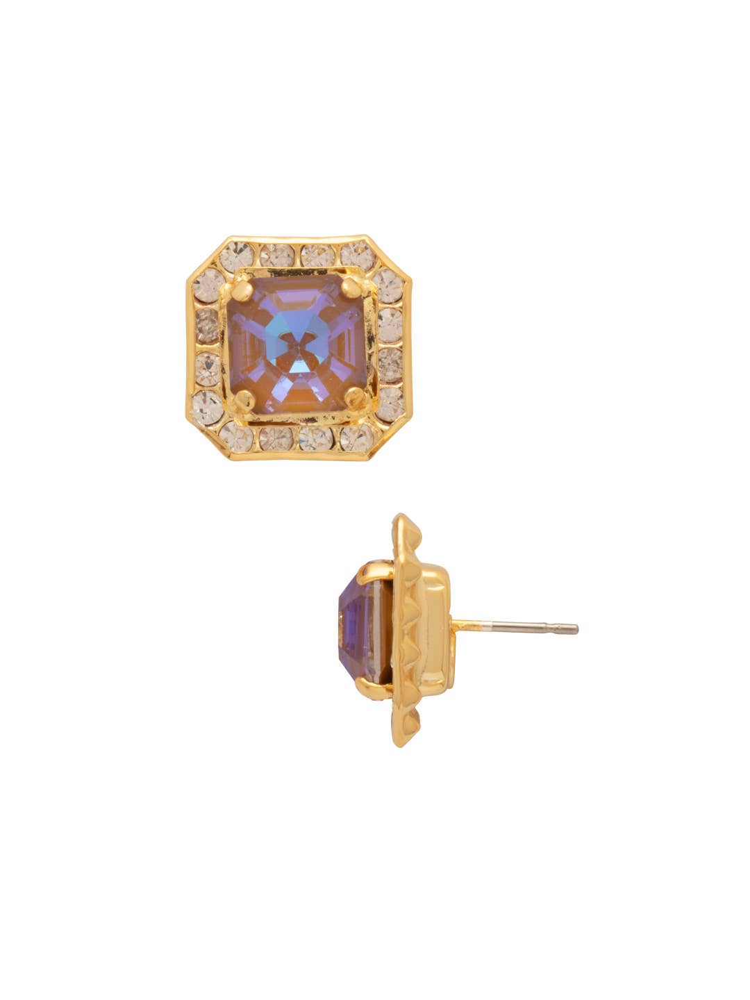 Autumn Stud Earrings - Brown