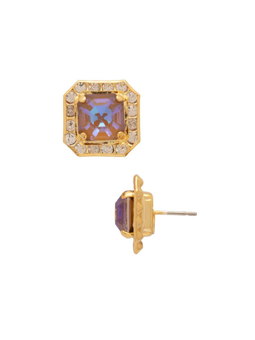 Autumn Stud Earrings - Brown