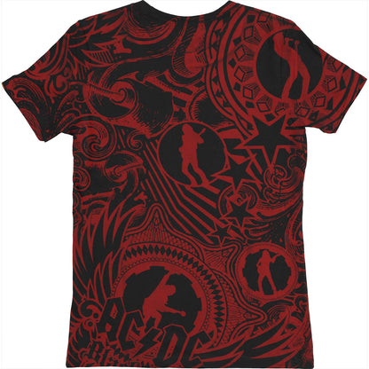 AC/DC Girls Got Rhythm Juniors Long Length Junior Top