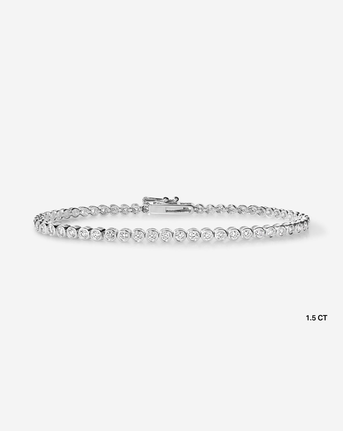 Bezel Diamond Tennis Bracelet