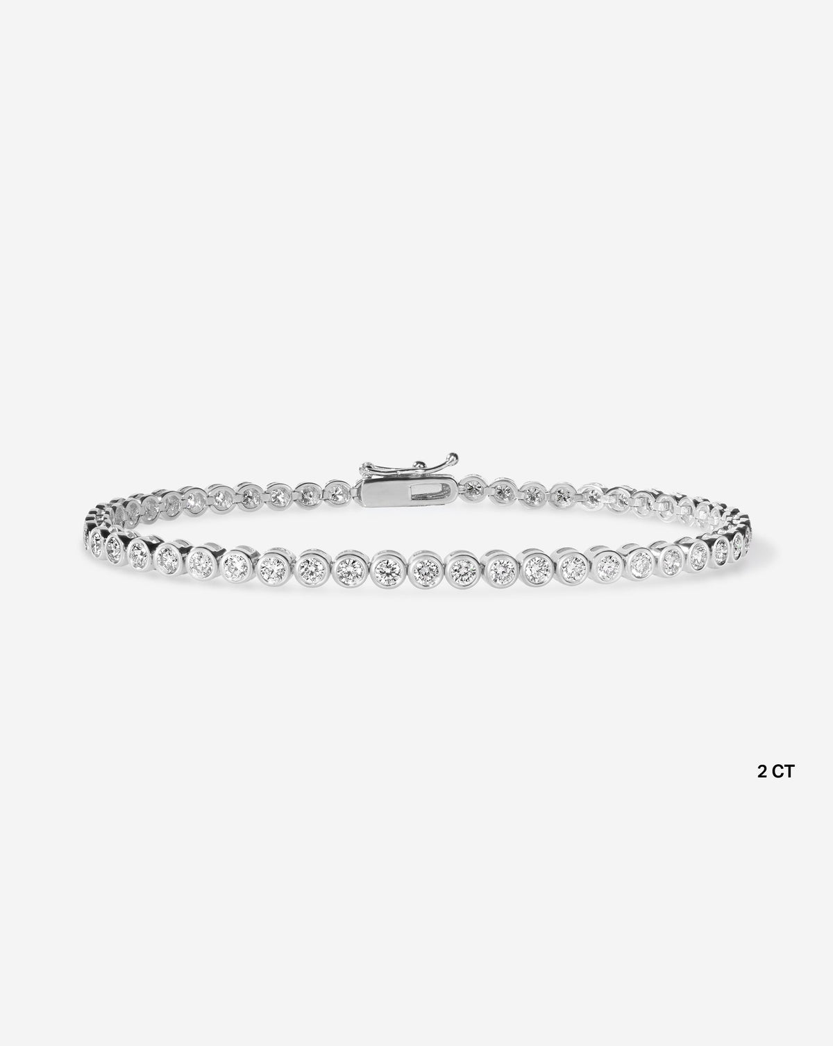 Bezel Diamond Tennis Bracelet
