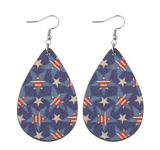 Beautiful Independence Drop Earrings