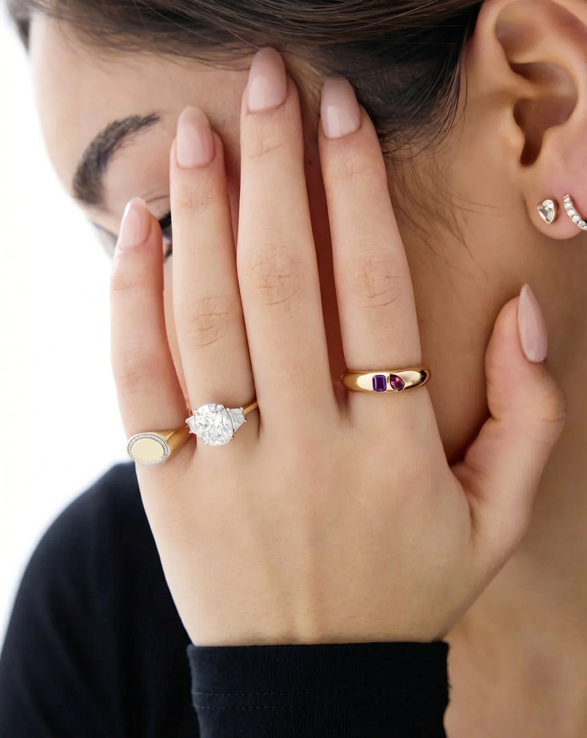 Birthstone Duo Ring