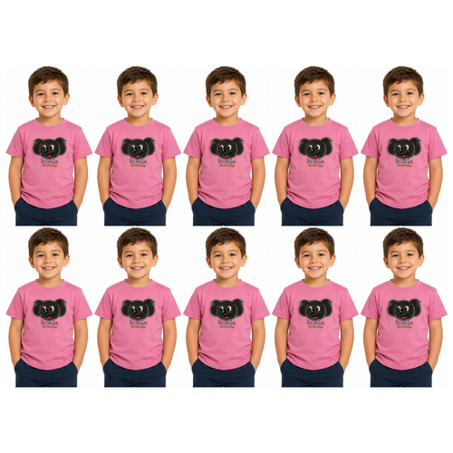 10X Kids Koala Australia T Shirt Bulk Pack Light Pink 100 Cotton Childrens Souvenir Gift Top