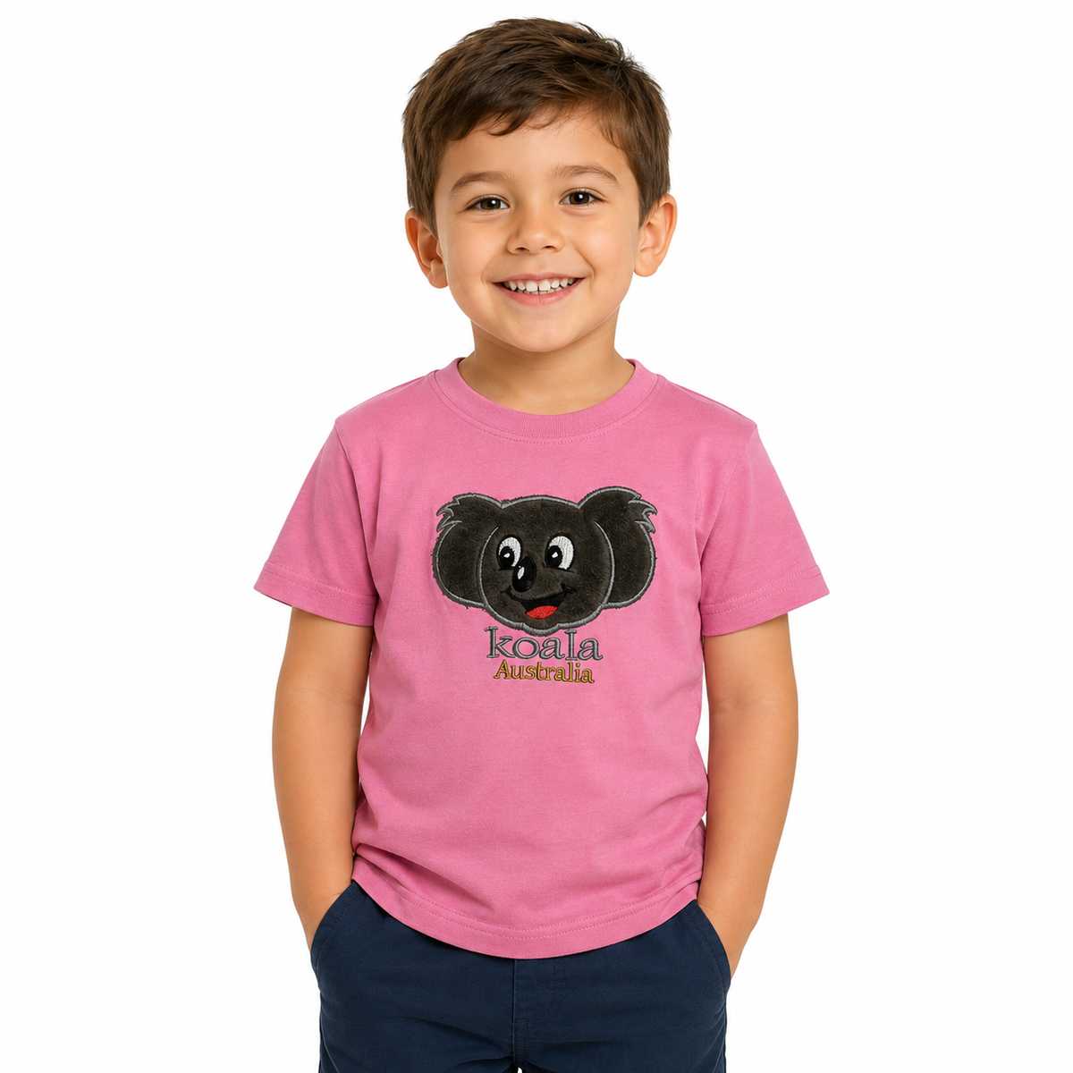10X Kids Koala Australia T Shirt Bulk Pack Light Pink 100 Cotton Childrens Souvenir Gift Top