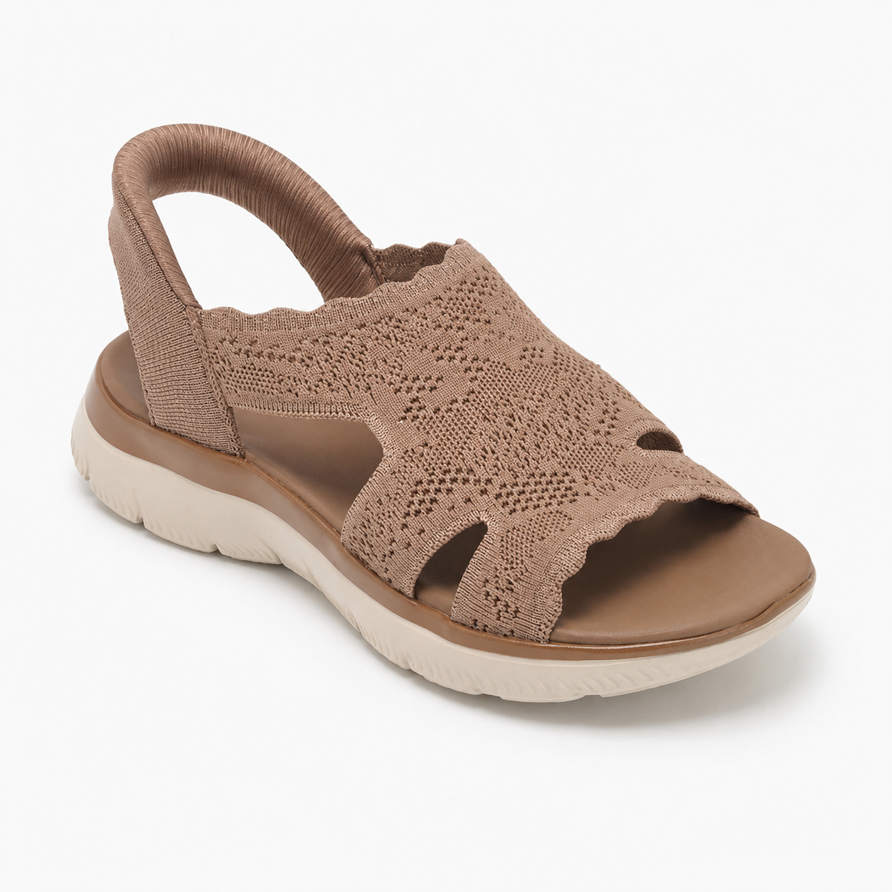 💝 50% OFF Today Only! ⭐ Slip-ins™ Summits Crochet Knit Sandals – Lightweight Comfort for Everyday Walks