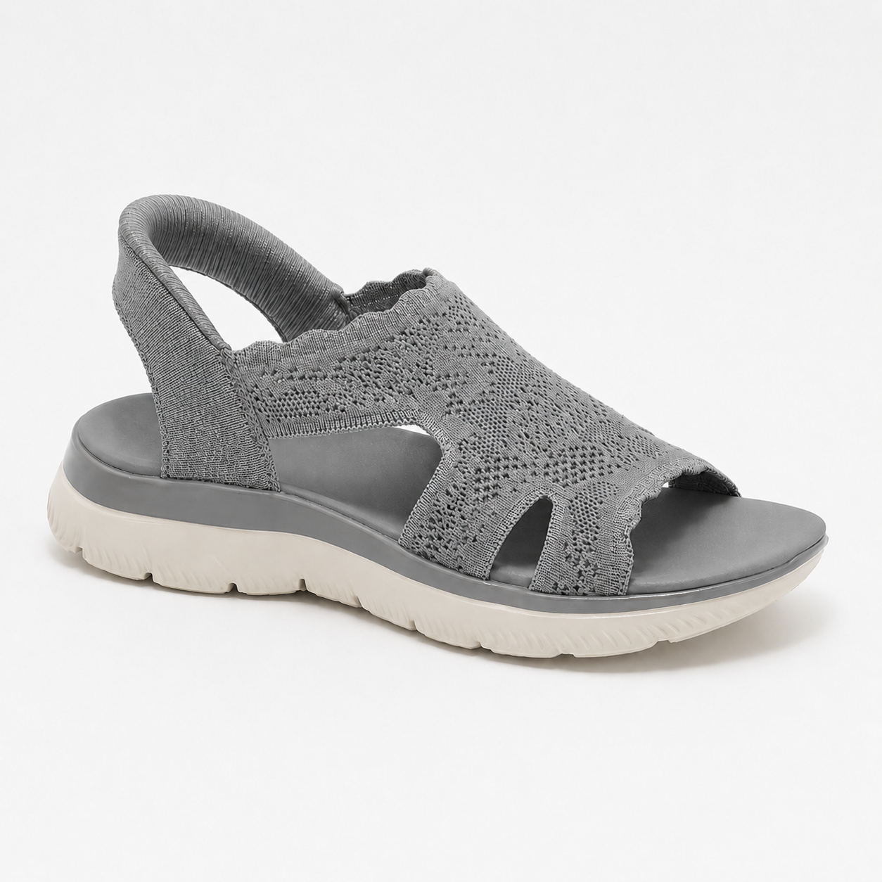 💝 50% OFF Today Only! ⭐ Slip-ins™ Summits Crochet Knit Sandals – Lightweight Comfort for Everyday Walks