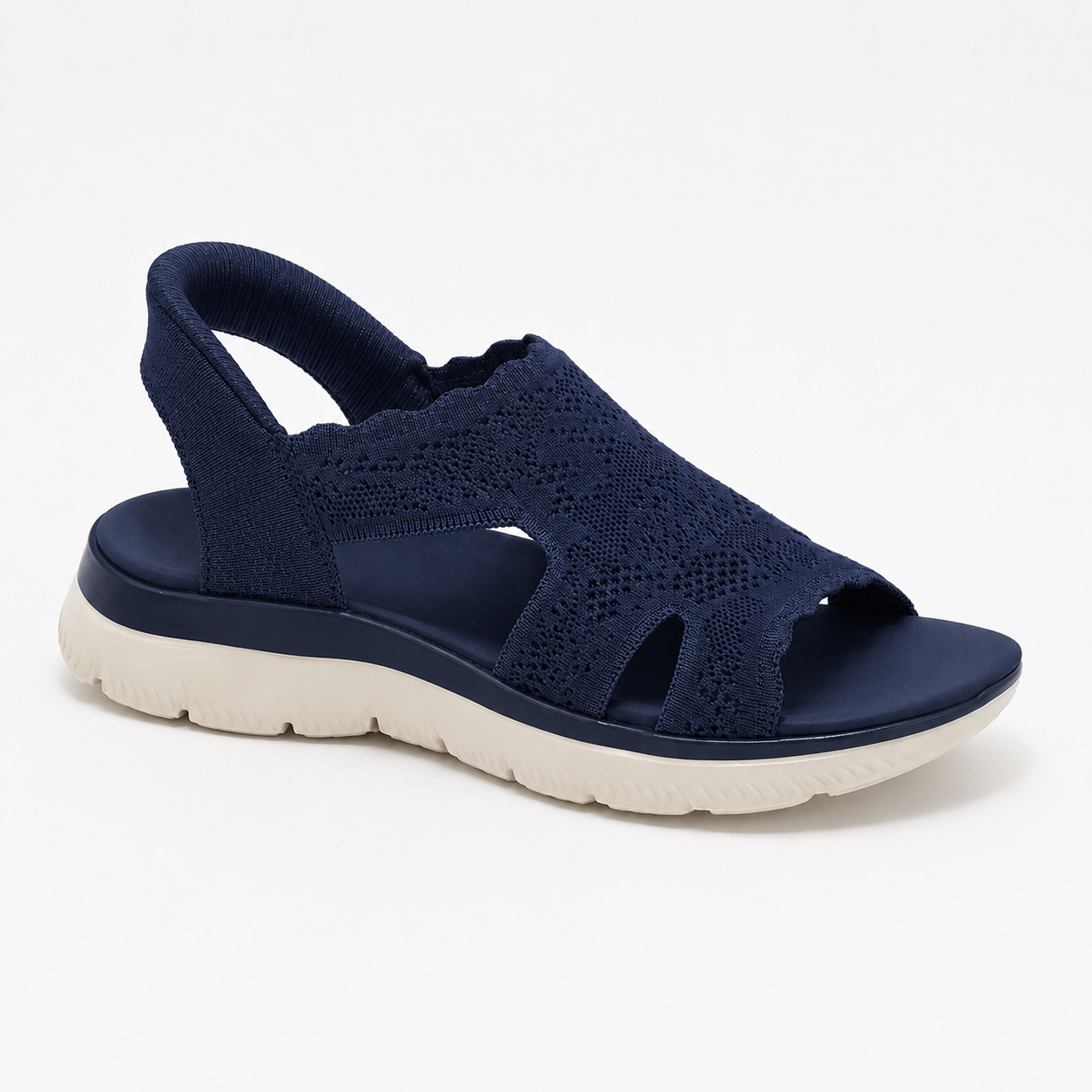 💝 50% OFF Today Only! ⭐ Slip-ins™ Summits Crochet Knit Sandals – Lightweight Comfort for Everyday Walks