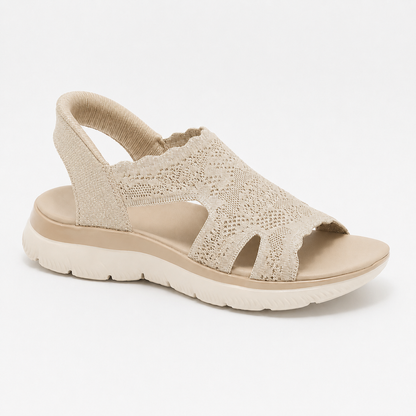 💝 50% OFF Today Only! ⭐ Slip-ins™ Summits Crochet Knit Sandals – Lightweight Comfort for Everyday Walks