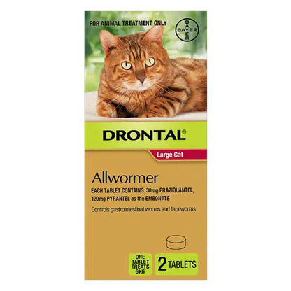 Drontal - Wormers For Large Cats 6Kg