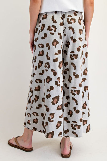 Animal printed washed paint