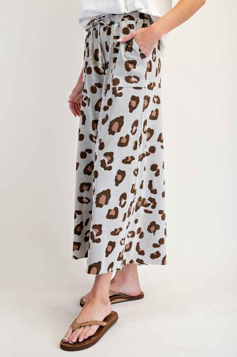Animal printed washed paint