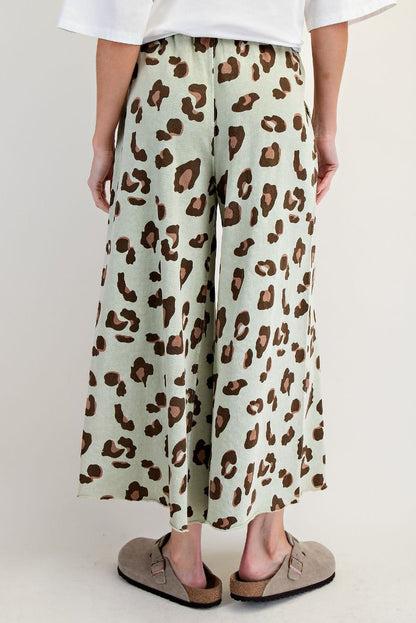 Animal printed washed paint