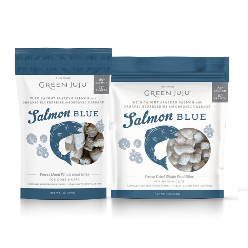 Green Juju Kitchen Freeze-Dried Salmon Blue Bites