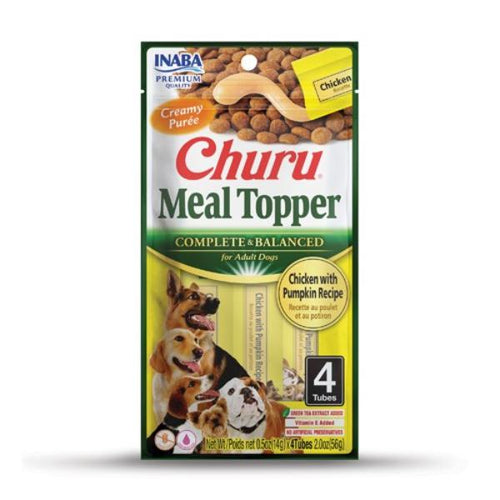 Inaba - CHURU MEAL TOPPER Chicken with Pumpkin Recipe - 4 Tubes