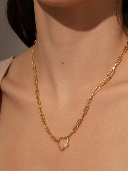 Locked Heart Necklace