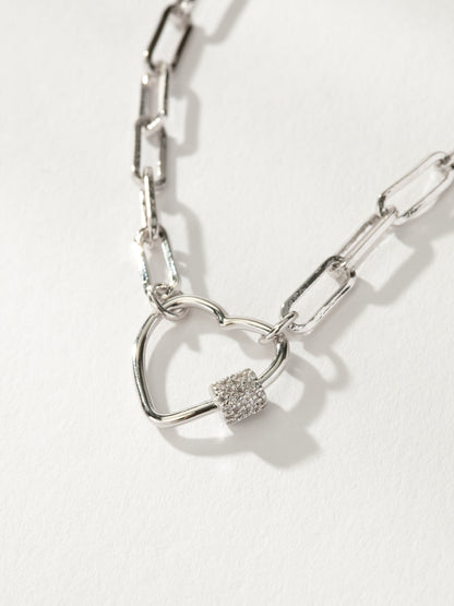 Locked Heart Necklace