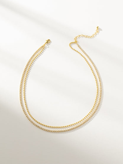 Happy Hour Layered Tennis Necklace